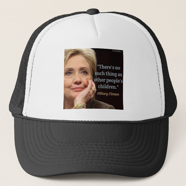 Gorra De Camionero Hillary Clinton & Todo Cita (Anverso)