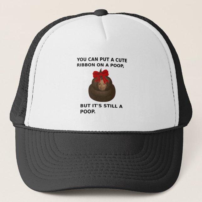 Gorra De Camionero Hillary Poop (Anverso)