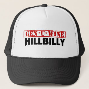 Gorra De Camionero Hillbilly del vino de la GEN U