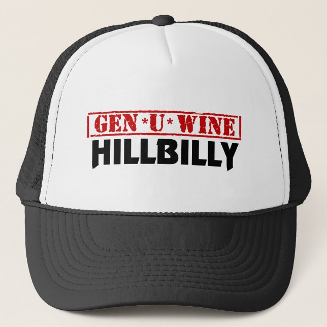 Gorra De Camionero Hillbilly del vino de la GEN U (Anverso)
