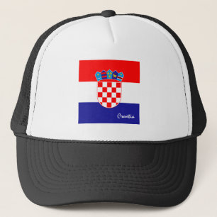 Gorra De Camionero Hinchas croatas y hinchas de vacaciones y deportes