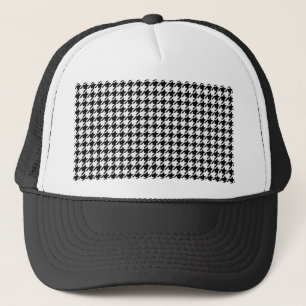 Gorra De Camionero Hinchazón en blanco y negro por Shirley Taylor