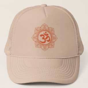 GORRA DE CAMIONERO HINDÚ - SÍMBOLOS OM, OHMIO DE BUDA