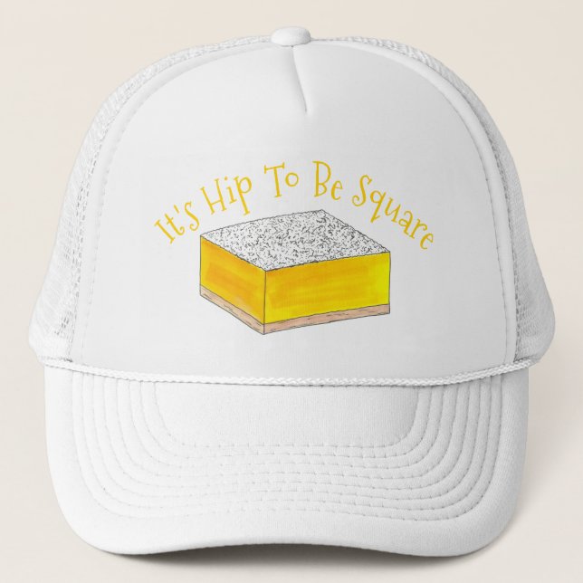 Gorra De Camionero Hip To Be (Lemon) Square Bar Foodie Dessere Amaril (Anverso)