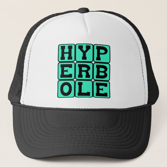 Gorra De Camionero Hipérbole, exageración grosera (Anverso)