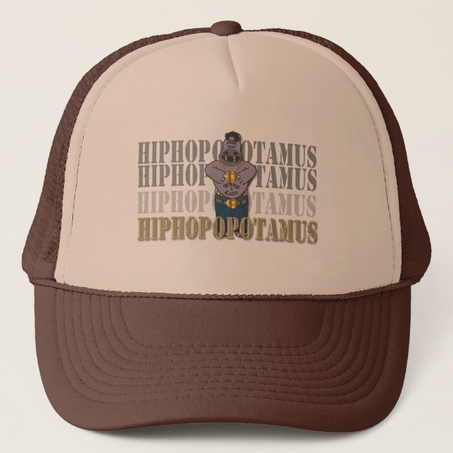 Gorra De Camionero Hiphop-opotamus (Anverso)