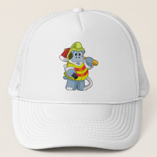 Gorra De Camionero Hipo como bombero con hacha