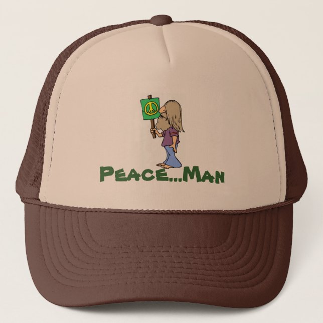 Gorra De Camionero Hippie de los años 60 (Anverso)