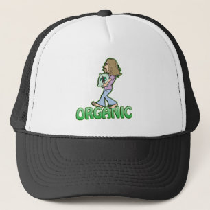 Gorra De Camionero hippie orgánico con comida orgánica