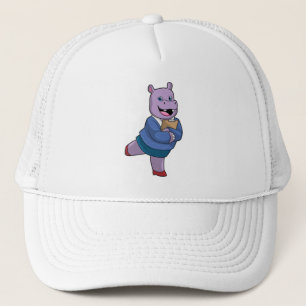 Gorra De Camionero Hippo como secretario con Notepad