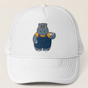 Gorra De Camionero Hippo con Copa de Café
