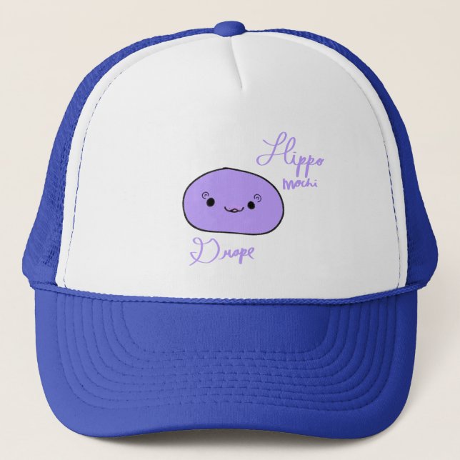 Gorra De Camionero Hippo Cute Mochi Funny Animal Mochi (Anverso)