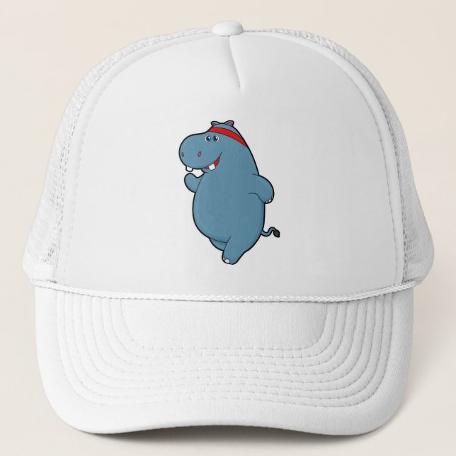 Gorra De Camionero Hippo en carrera con la cabeza (Anverso)