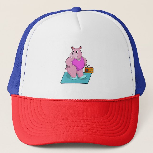 Gorra De Camionero Hippo en Fitness con Radio.PNG (Anverso)