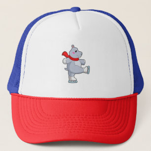Gorra De Camionero Hippo Patinaje sobre hielo