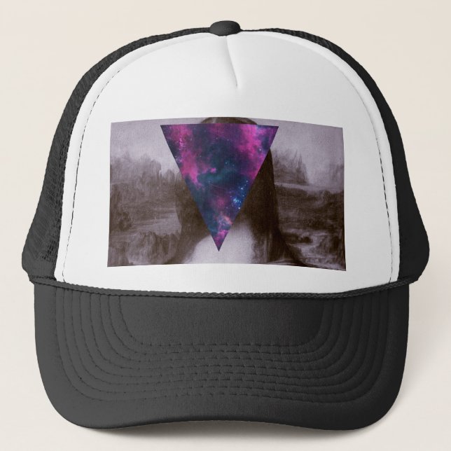 Gorra De Camionero Hipster. de Mona Lisa (Anverso)