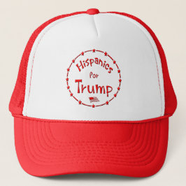GORRA DE CAMIONERO HISPANÍA PARA EL ENGRANAJE DE TRUMP MAGA