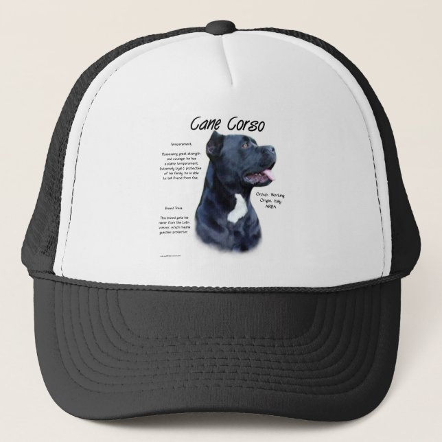 Gorra De Camionero Historia de Cane Corso (Anverso)