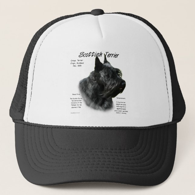 Gorra De Camionero Historia del escocés negro (Anverso)