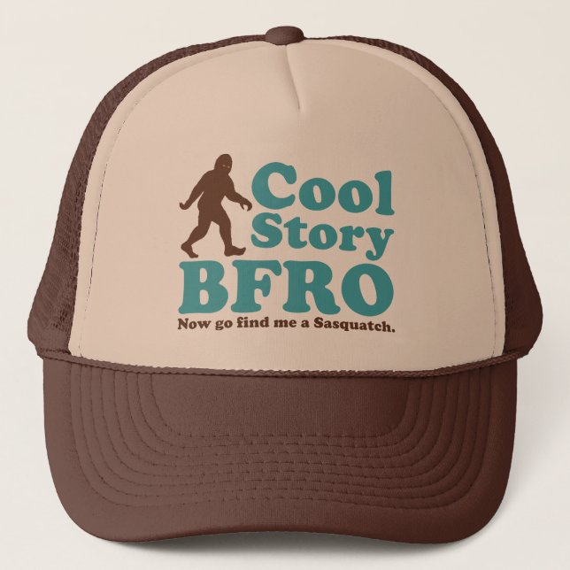 Gorra De Camionero Historia fresca BFRO (Anverso)