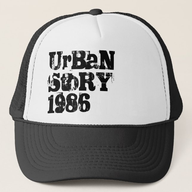 Gorra De Camionero Historia urbana 1986 (Anverso)
