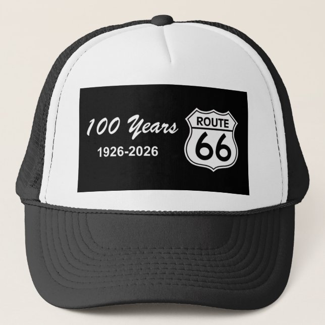 Gorra De Camionero Historic Route 66 Centennial (Anverso)