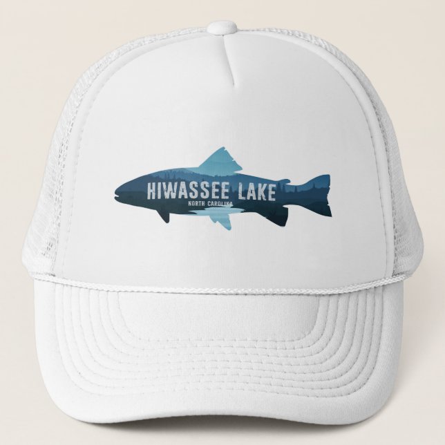 Gorra De Camionero Hiwassee Lake North Carolina Fish (Anverso)
