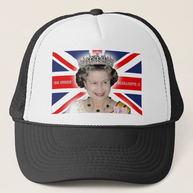 Gorra De Camionero HM Queen Elizabeth II - Foto pro (Anverso)