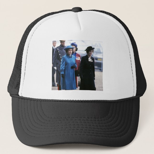 Gorra De Camionero HM Queen Elizabeth II-Margaret Thatcher (Anverso)