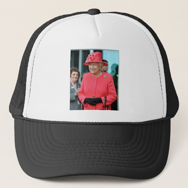 Gorra De Camionero HM Queen Elizabeth II Warrington 2012 Profesional (Anverso)