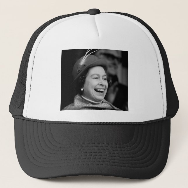 Gorra De Camionero HM Queen Elizabeth II Windsor 1972 Profesional Ph (Anverso)
