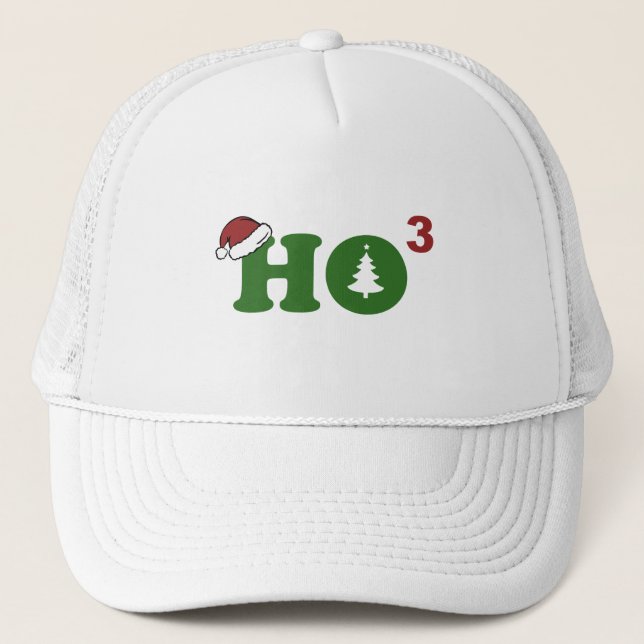 Gorra De Camionero Ho Felices Navidad cubicadas (Anverso)
