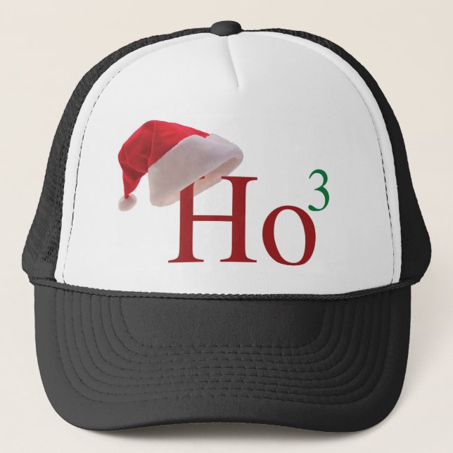 Gorra De Camionero Ho Ho Ho Felices Navidad (Anverso)