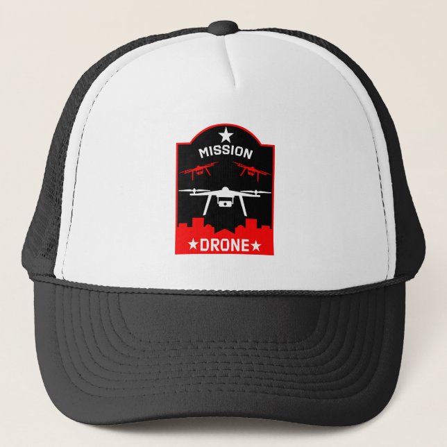 Gorra De Camionero Hobby Drone Pilot (Anverso)
