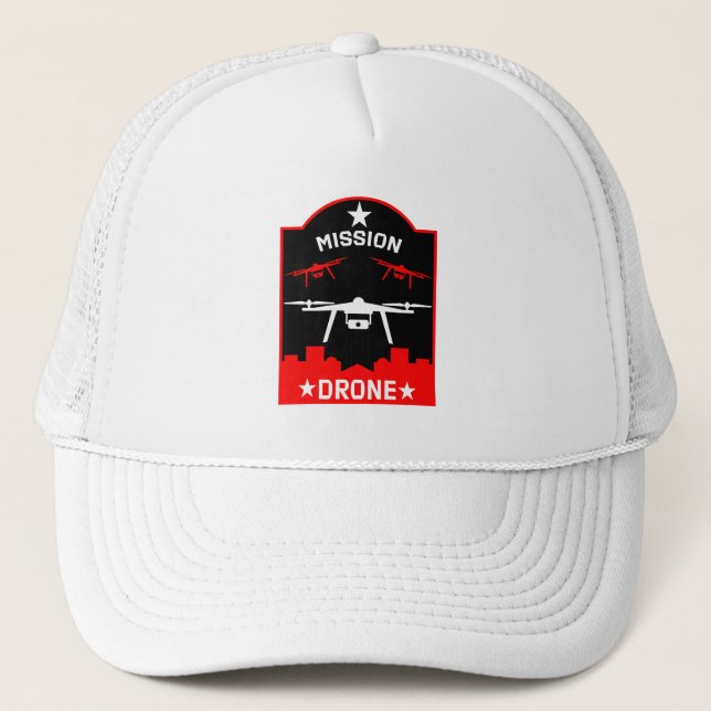 Gorra De Camionero Hobby Drone Pilot (Anverso)