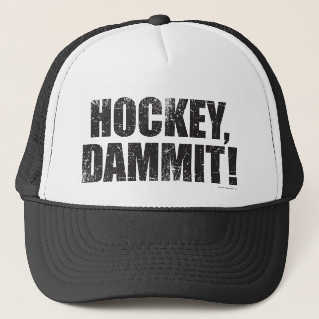 Gorra De Camionero ¡Hockey, Dammit! (Anverso)