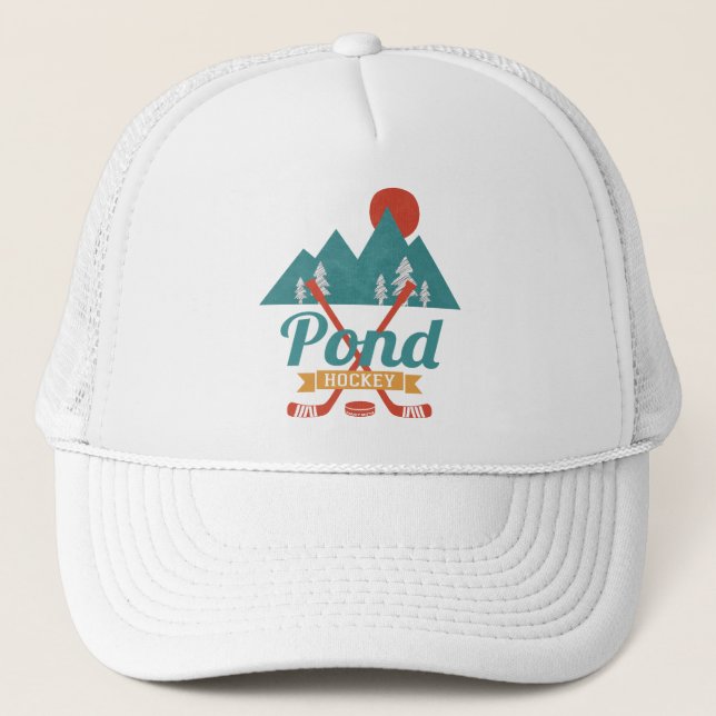 Gorra De Camionero Hockey Retro Pond (Anverso)