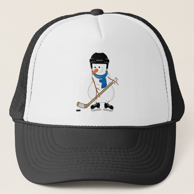 Gorra De Camionero Hockey Snowman (Anverso)