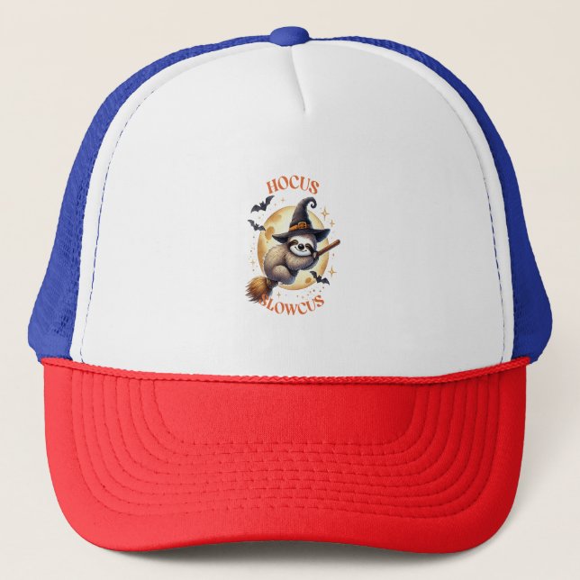 Gorra De Camionero Hocus Slowcus Witch Sloth (Anverso)