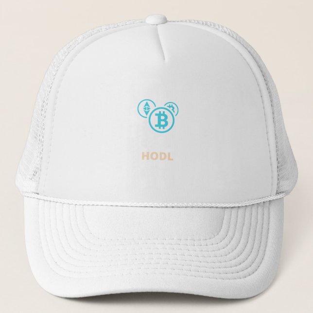 Gorra De Camionero HODL - criptodivisa (Anverso)