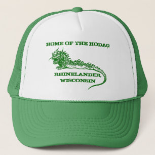 Gorra De Camionero Hogar de Rhinelander Wisconsin del casquillo del