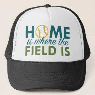 Gorra De Camionero Hogar Es Donde Está El Campo