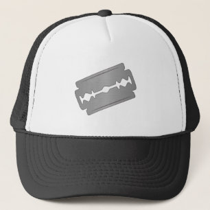 Gorra De Camionero Hoja de afeitar en un casquillo