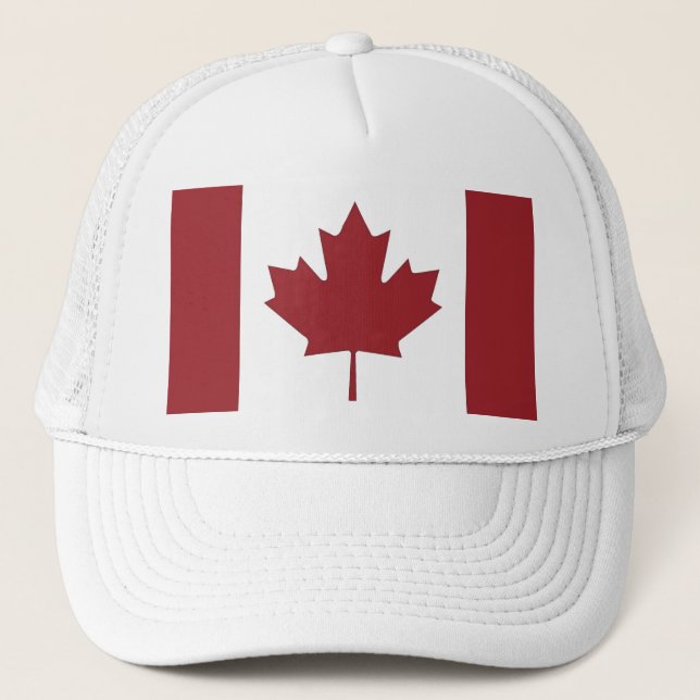 Gorra De Camionero Hoja de Arce Canadiense  (Anverso)