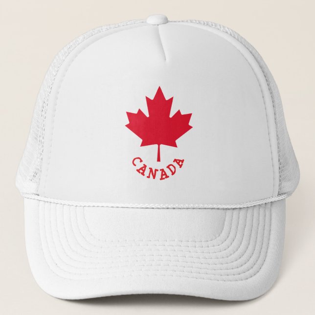 Gorra De Camionero Hoja de Arce Canadiense (Anverso)
