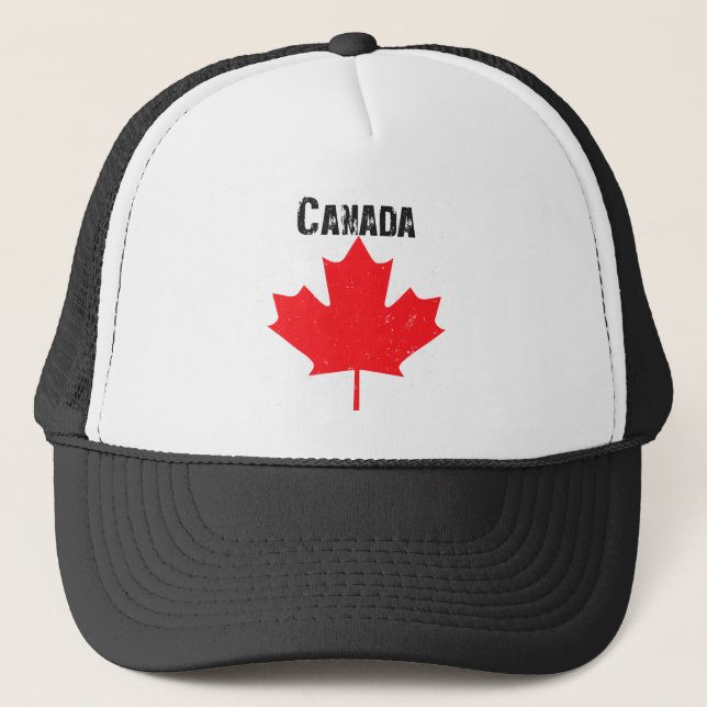 Gorra De Camionero Hoja de arce canadiense sucia (Anverso)