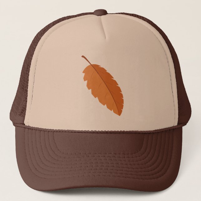 Gorra De Camionero Hoja de otoño (Anverso)