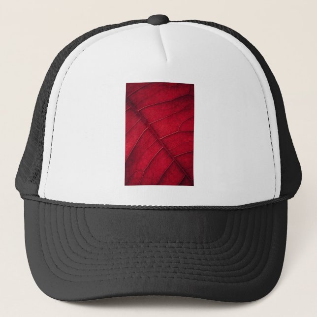 Gorra De Camionero Hoja roja (Anverso)