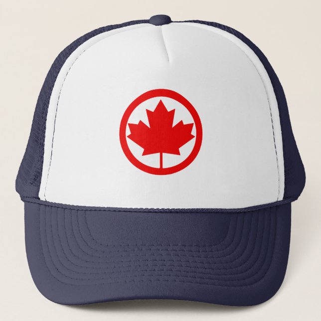 Gorra De Camionero Hojas de arce de Canadá      (Anverso)