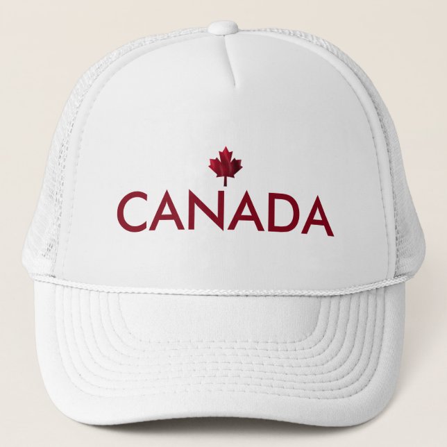 Gorra De Camionero Hojas de arce de Canadá (Anverso)